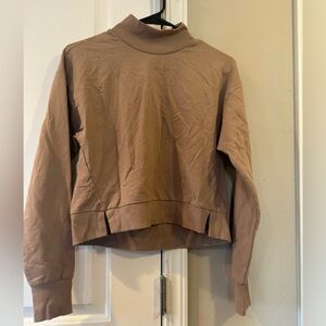 All in Motion turtle neck cropped sweatshirt